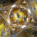The dome of the church of the Martorana, Palermo, Sicily