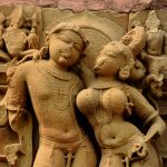 Mithuna or Loving Couple on the Kandariya Mahadeva Temple